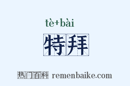 特拜是什么意思的图片